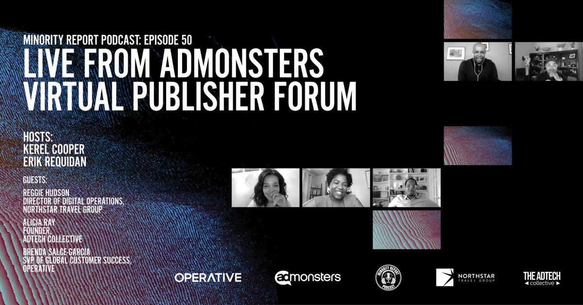 Operative_Media's tweet photo. Missed our SVP of Customer Success Brenda Salce-Garcia on @MinorityRPRTPod's live session at @AdMonsters #VirtualPublisherSummit? You're in luck! You can watch this incredible and necessary panel on diversity, inclusion and equity in adtech here: https://t.co/EdTMUpcu4h. https://t.co/Oiy7FrSuOn