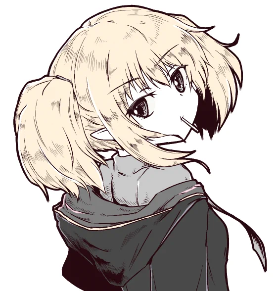 んーまあでも、んー最近ので一番顔面かわいく描けたと思うのはクロエかなあ。 