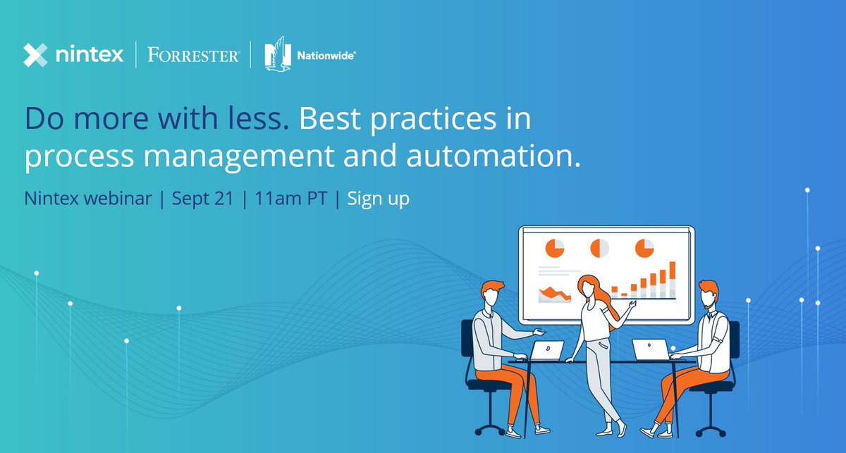 Join <a href="/rkoplowitz/">Rob Koplowitz</a> and Ted Williams as they cover the elimination of paper and how to solve business pain points on Monday, Sept. 21 at 11 am PT. bit.ly/2DkO7m6  #thepowerofprocess #domorewithless #digitaltransformation