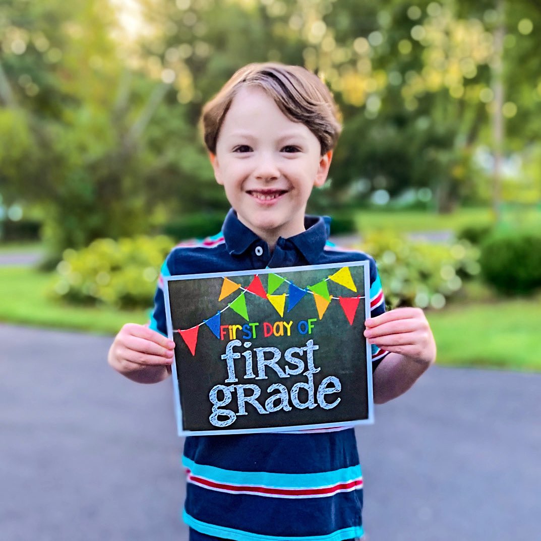 JessicaADeacon's tweet image. First day of FIRST grade for Justin! He is excited and ready to go ☀️ #FirstGrader #cbproud #doylesoars #LookAtHimNow #PreemiePower #doylestown #buckscounty