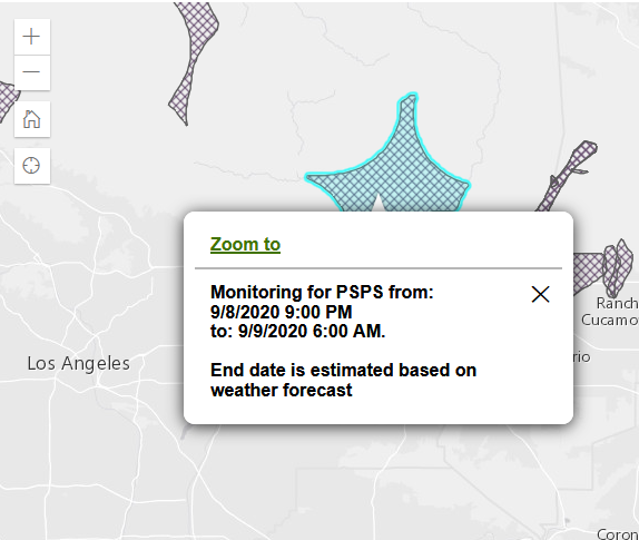 The  @SCE  #PSPS is being considered for 9 p.m. tonight to 6 a.m. tomorrow in the  #BobcatFire area.  http://sce.com/wildfire/psps&nbsp;