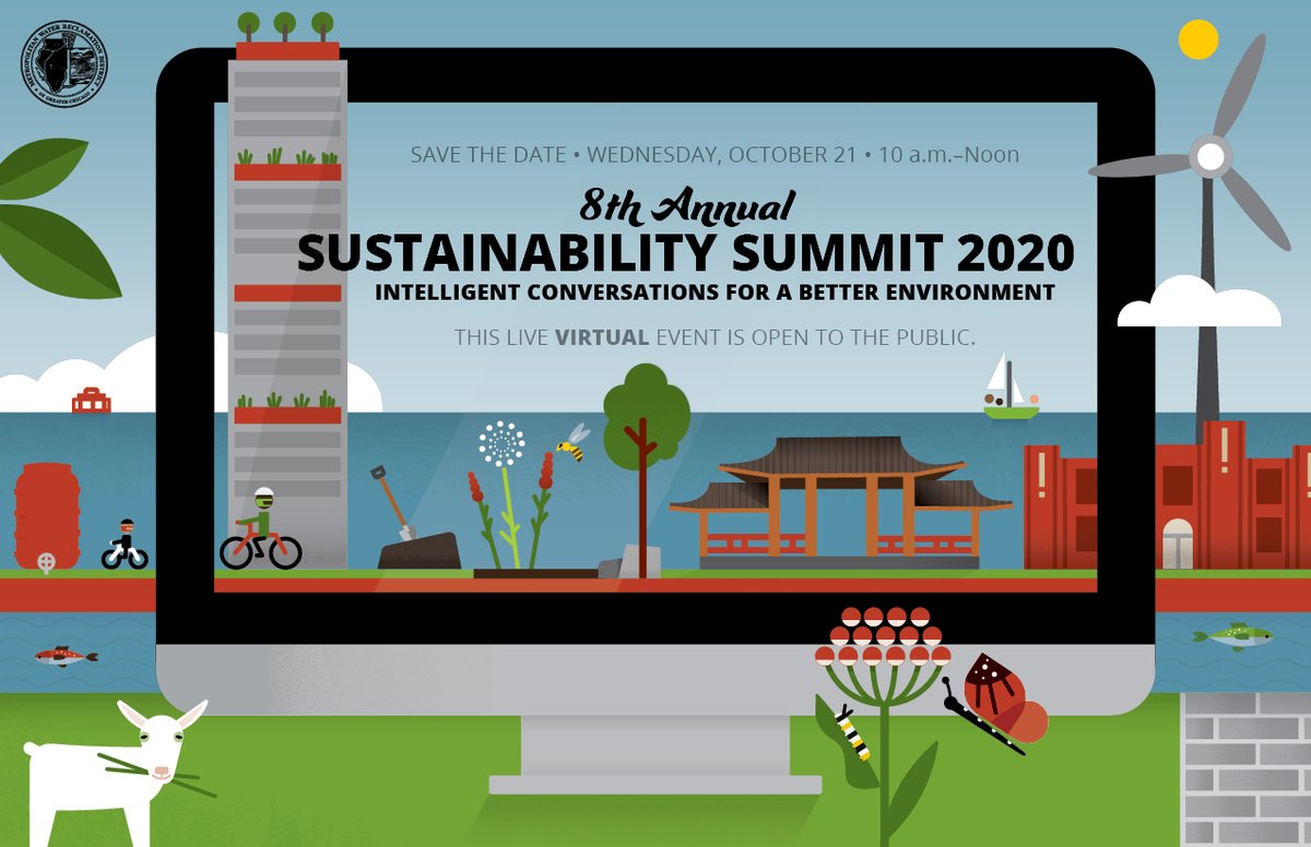 Our virtual Sustainability Summit is open to the public. Learn about the benefits of using sustainable resources on your property. To register, visit MWRD.ORG/SUSTAINABILITY… #MWRDSummit2020