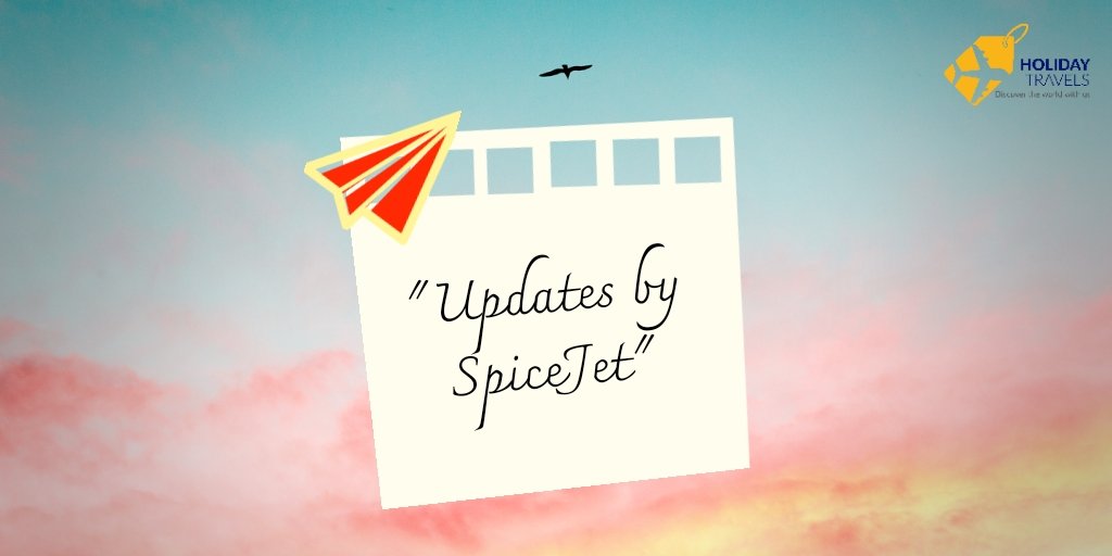 _HolidayTravels's tweet photo. In India, many states are opening their borders for travellers. As one of India's major flights, Spicejet has a few protocols for passengers travelling with them. Check out our next post to see updates from Spicejet for people travelling to Goa. #Travel #Pandemic #HolidayTravels https://t.co/TOFnBrON4s
