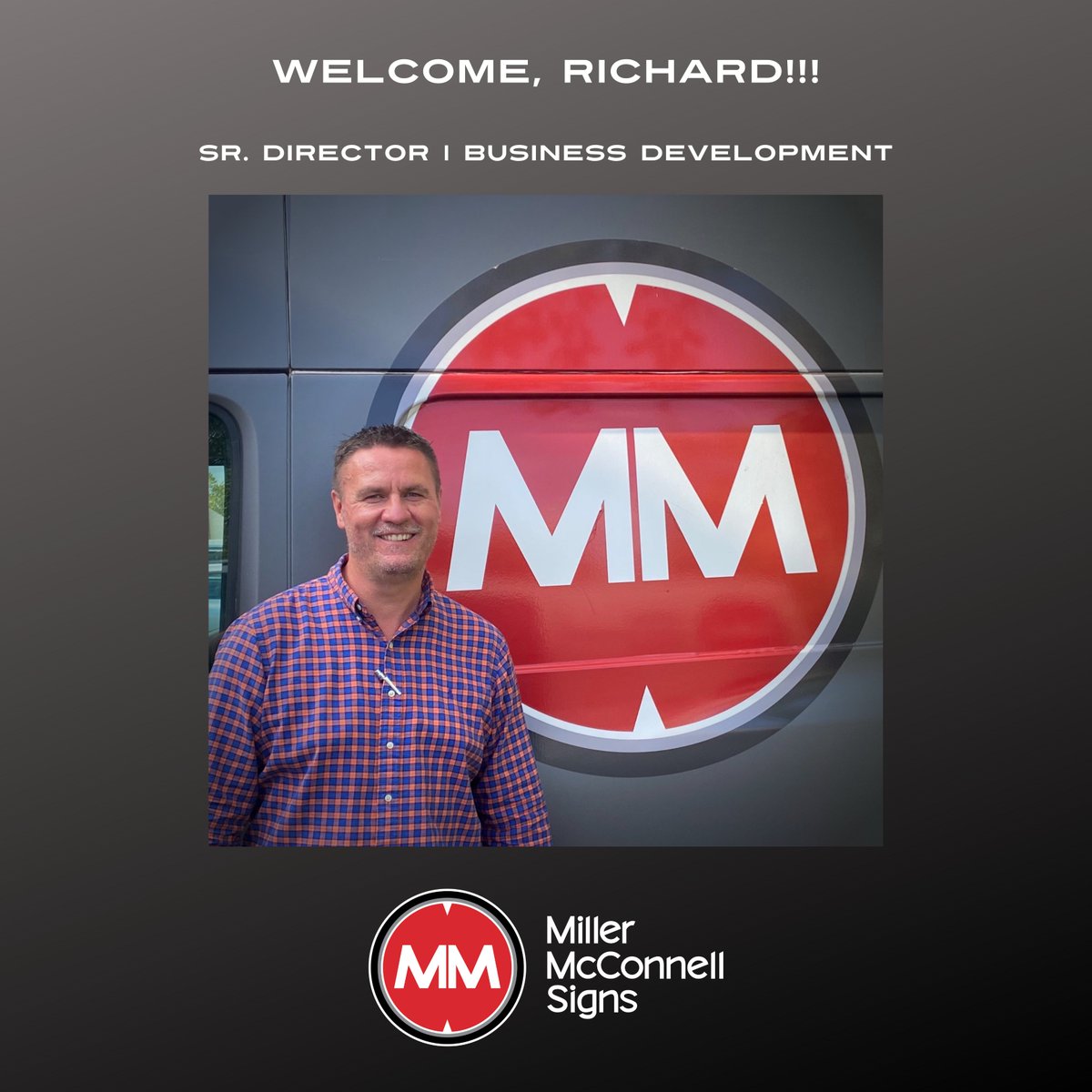 MMSignsOttawa's tweet photo. ...a big warm welcome to our new Sr. Director, Business Development... Welcome, Richard! 🥳 https://t.co/p8WaGSYblm