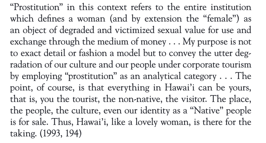 The crimes of the white colonizers were done with full exhortation of the religious leaders, who justified colonization as "divine providence". Native women were seen as dirty and "prostitutes" by their very existence as the pagan other. Their bodies could be ravished any time.