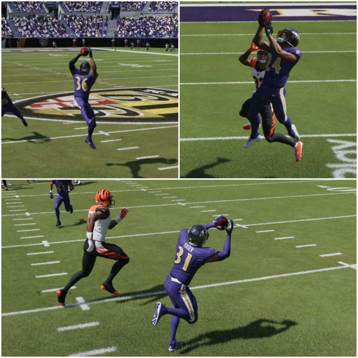 BPs_AZCards_RZ's tweet photo. The #B'MoreQBSitters were at it again this week as they send Joe Burrow to the showers early.  Chuck Clark,  Marcus Peters and Joe Haden all recorded interceptions this week. https://t.co/KLBZWeQzp1