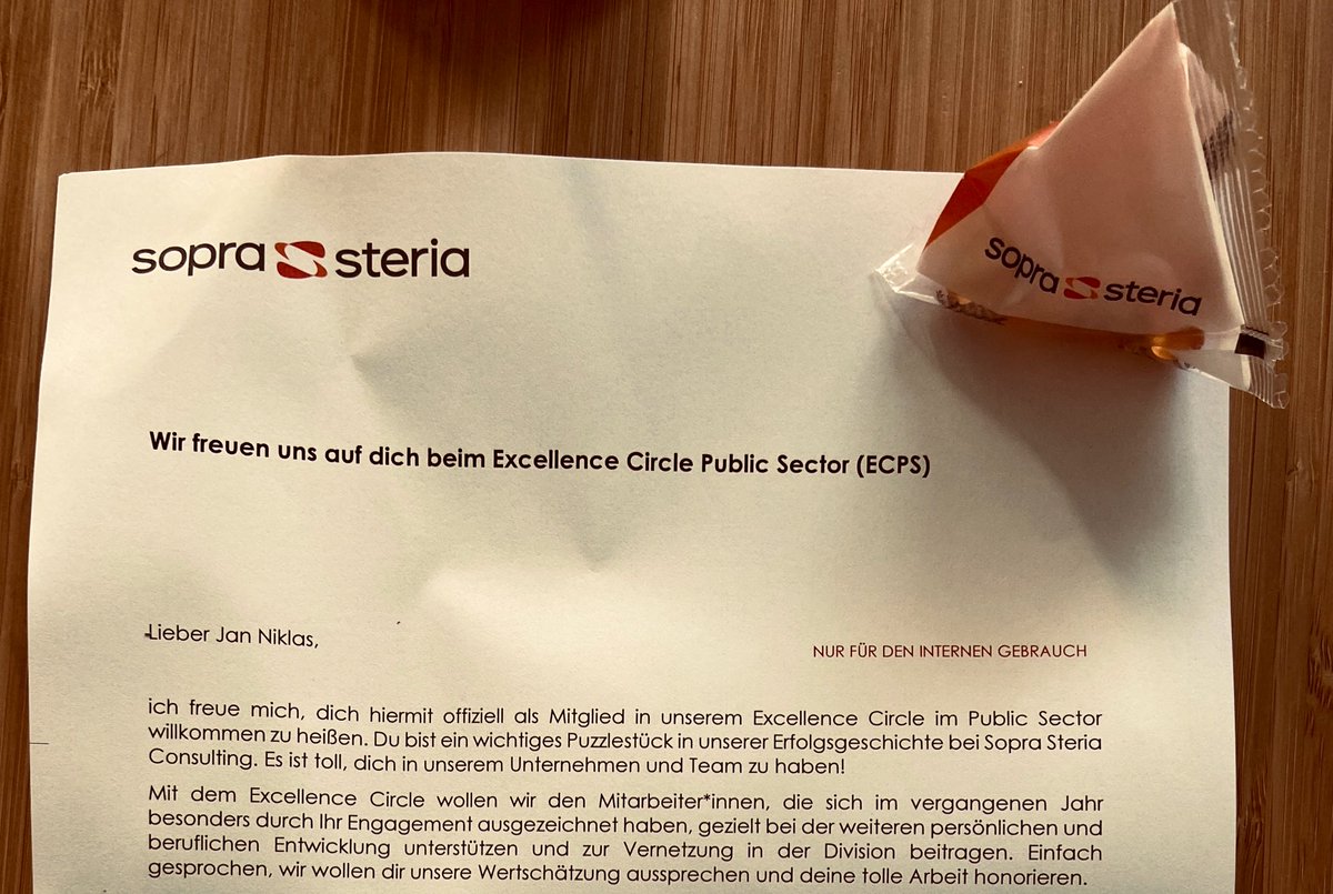 Eine super Nachricht im Urlaub! 😊Freue mich sehr ab September Mitglied im Excellence Circle Public Sector (ECPS) zu sein! Das wird sicher eine tolle Zeit mit vielen spannenden Erfahrungen! #ecps #soprasteria #publicsector