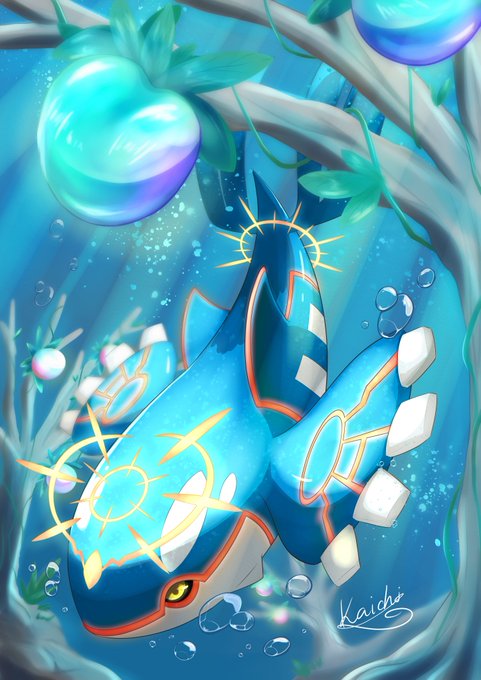 あおいぬさん主催の企画、カイオーガとグラードンも担当させていただきました!
描いててめちゃめちゃ楽しかったです!ありがとうございました!
#神々と果実 