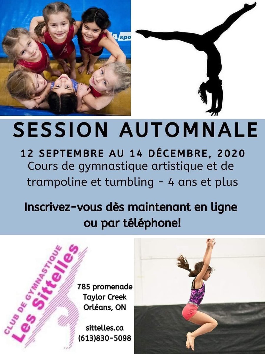 LesSittelles's tweet photo. Il reste encore de la place!!! Inscrivez-vous maintenant!!!  :D La session commence ce samedi 12 septembre.

*Voir la section "Covid" sur notre site web pour toutes informations concernant les démarches que nous suivons ici au club https://t.co/HBed9Wi4CP https://t.co/RNKEFBnwnF