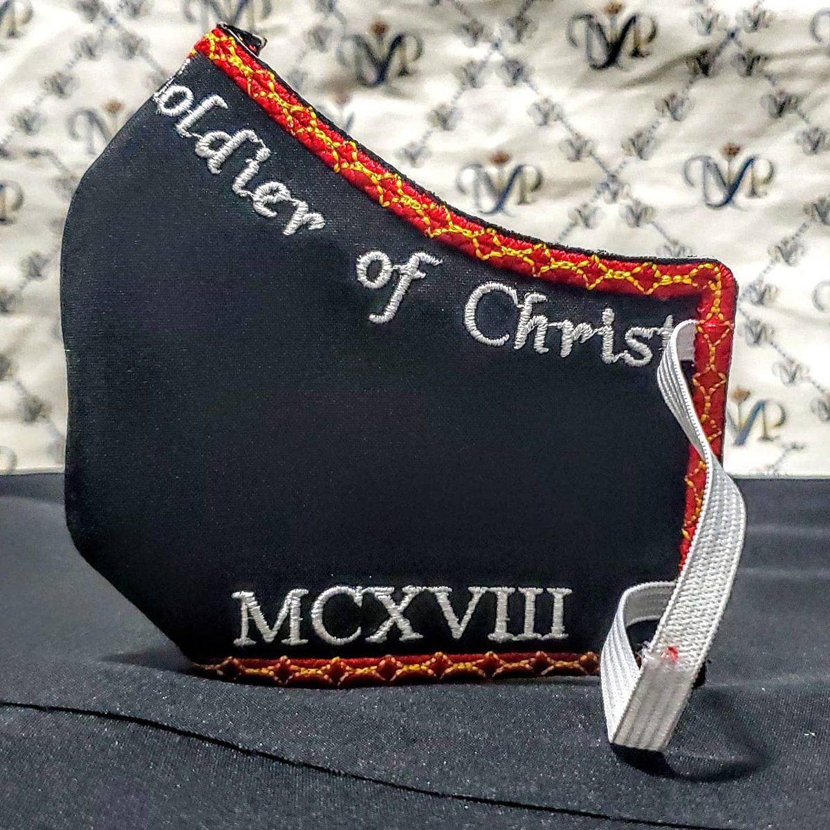 357shirts's tweet photo. Knights Templar Eminent Commander face mask, Rose of Seven Seals, O.E.S. Chapter face mask https://t.co/l7hMnloUgJ