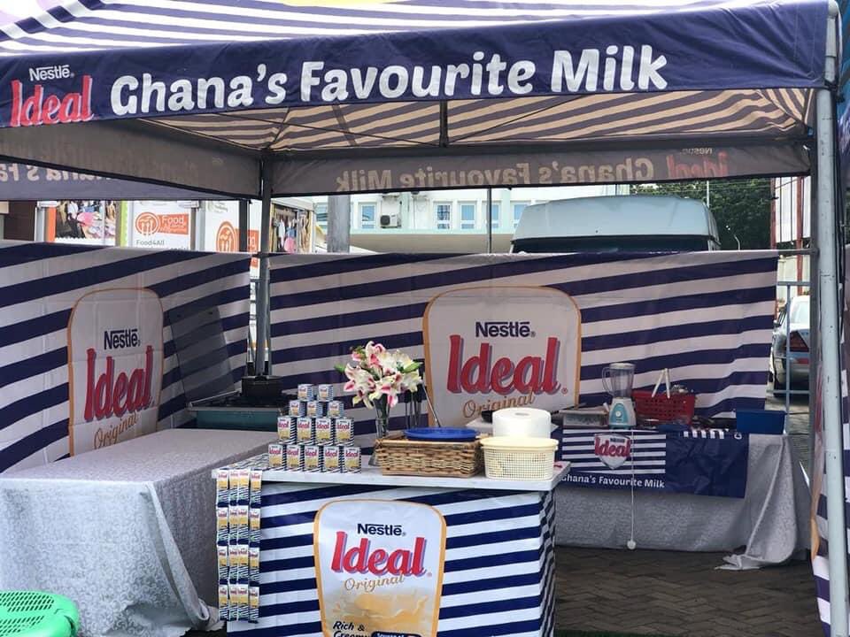 expghagency's tweet photo. Set up and Brand Experience design for Ideal Milk Recipe Challenge featuring Contestants from TV3's Ghana Most Beautiful 2020. #WeAreEXP #IdealMilkGhana https://t.co/lMmi8DTO5d