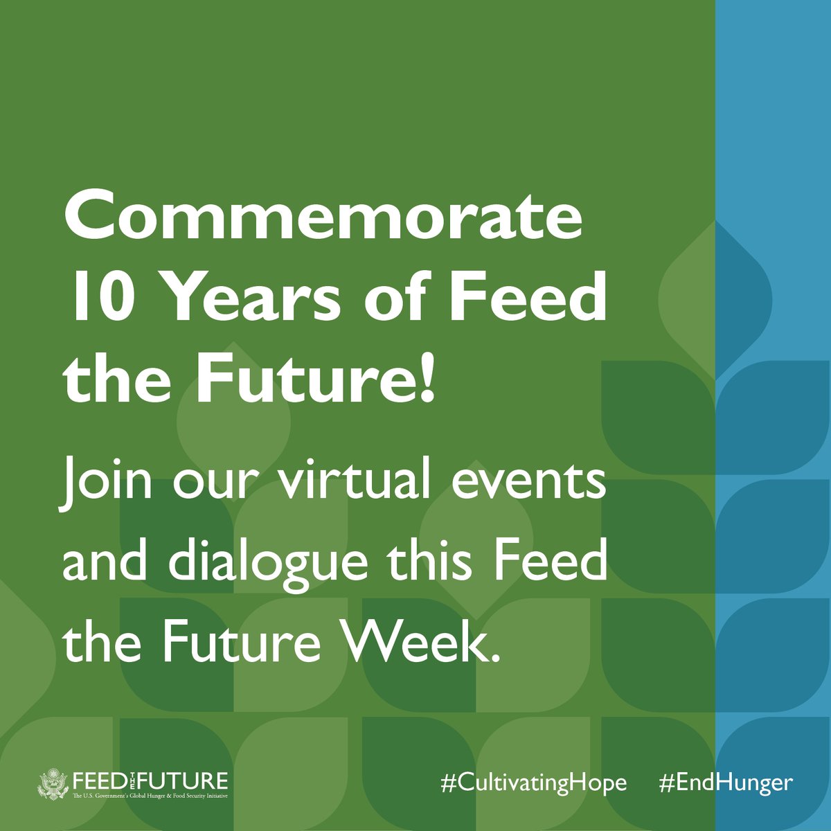 FeedtheFuture's tweet photo. #FeedtheFuture Week is next week! Use #CultivatingHope and #EndHunger to keep up with events, conversations &amp; the launch of our annual snapshot of progress. https://t.co/LjraZV1ihK