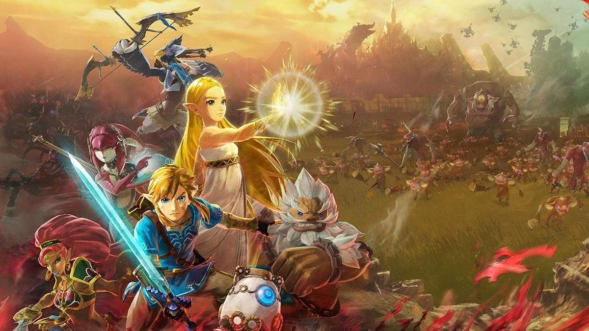 GameSpot's tweet photo. Pre-orders are live for Hyrule Warriors: Age of Calamity https://t.co/aoEdyTjrjU https://t.co/fmxIg2VebN
