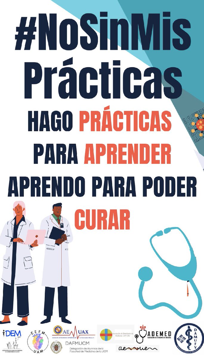 LuciaVoltas's tweet photo. Debo aprender para poder curarte #NoSinMisPracticas @ComunidadMadrid @SaludMadrid https://t.co/nOuCshDm7V