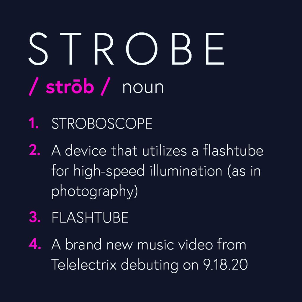 knyvetpr's tweet photo. On September 18, @telelectrix add a new definition to ‘Strobe’. 

#telelectrix #publisist #newmusic #boston #cambridge #bostonmusic #bostonmusicscene #producer #electronicmusic #electronicpop #electropop #synthpop #synth #dancepop #danceparty #banger #clubbanger https://t.co/Rt0ZOySP3l