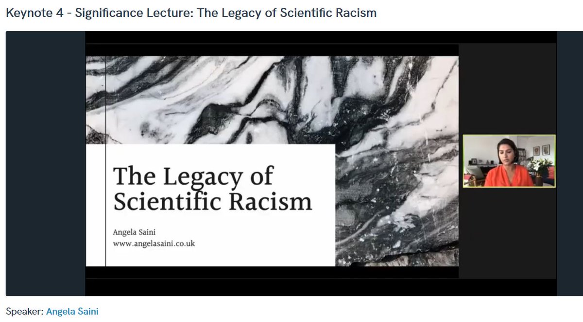 If we want to do a good work as scientists, we can't be complacent, we have to find mistakes when they happenand correct false orthodoxies, particularly now that  #BlackLivesMatters has finally been taken seriously by institutions, says A. Saini  @signmagazine lecture  #RSS2020Conf