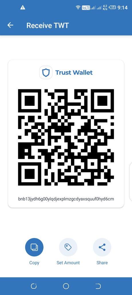 GdJaman's tweet photo. @TrustWalletApp Very nice project ..I'm very happy this #giveaway

My bnb address bnb13jydh6g00ylqdjexplmzgcdyaxsquuf0hyd6cm

@Gmsuvo1
@Mdrimon31161210
@Maynul

Seenshot https://t.co/Z1KvXQhx49