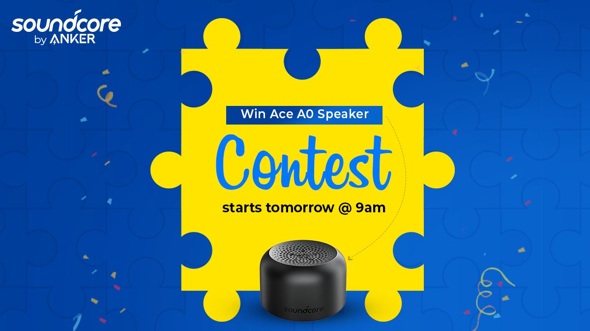 SoundcoreIndia's tweet photo. #ContestAlert
Want to win this speaker? Stay tuned in with us for more #NewContest

#AnkerInnovations #SoundcorebyAnker #ContestIndia #ContestinIndia https://t.co/IdoNlBYoNC