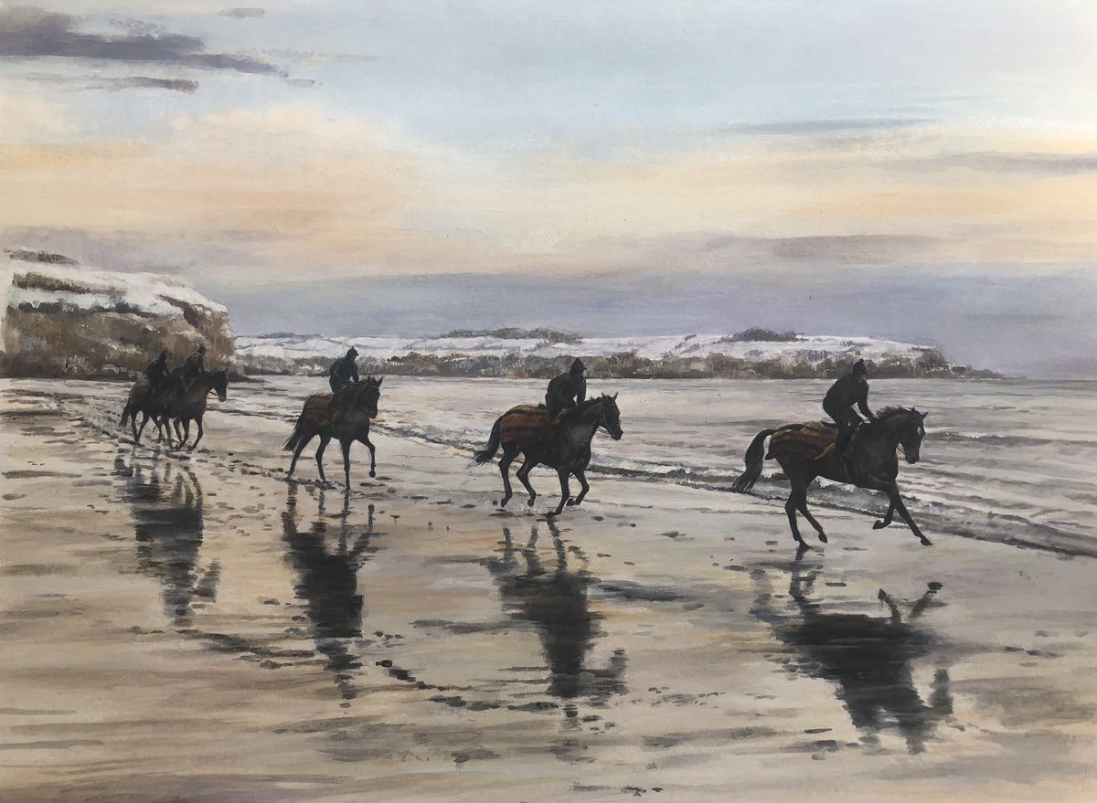 Earlier this year I was asked to paint the IJF Christmas Card. The cards are now on the website and it is more important than ever to purchase them as they will not be selling on racecourses this year. shop.ijf.org.uk/christmas-card…