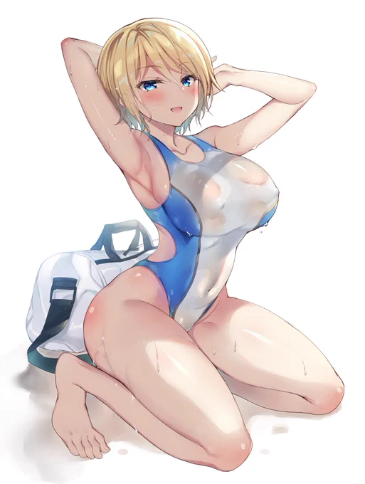 白競泳の桑原さん 