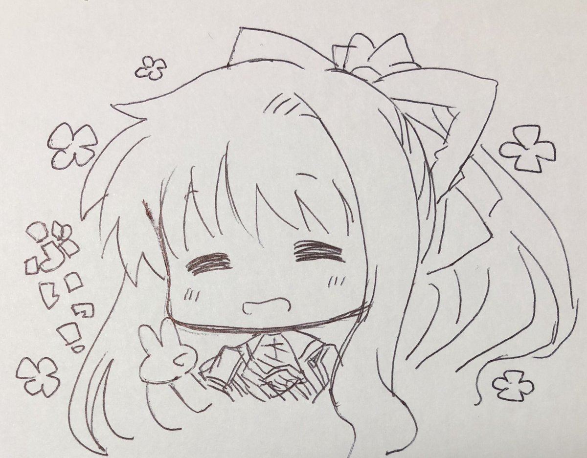ボールペン落書きに切り替えてから沢山落書き出来るようになって楽しいです✨
落書きにお付き合いありがとうございます?見て貰えて嬉しいです✨ 