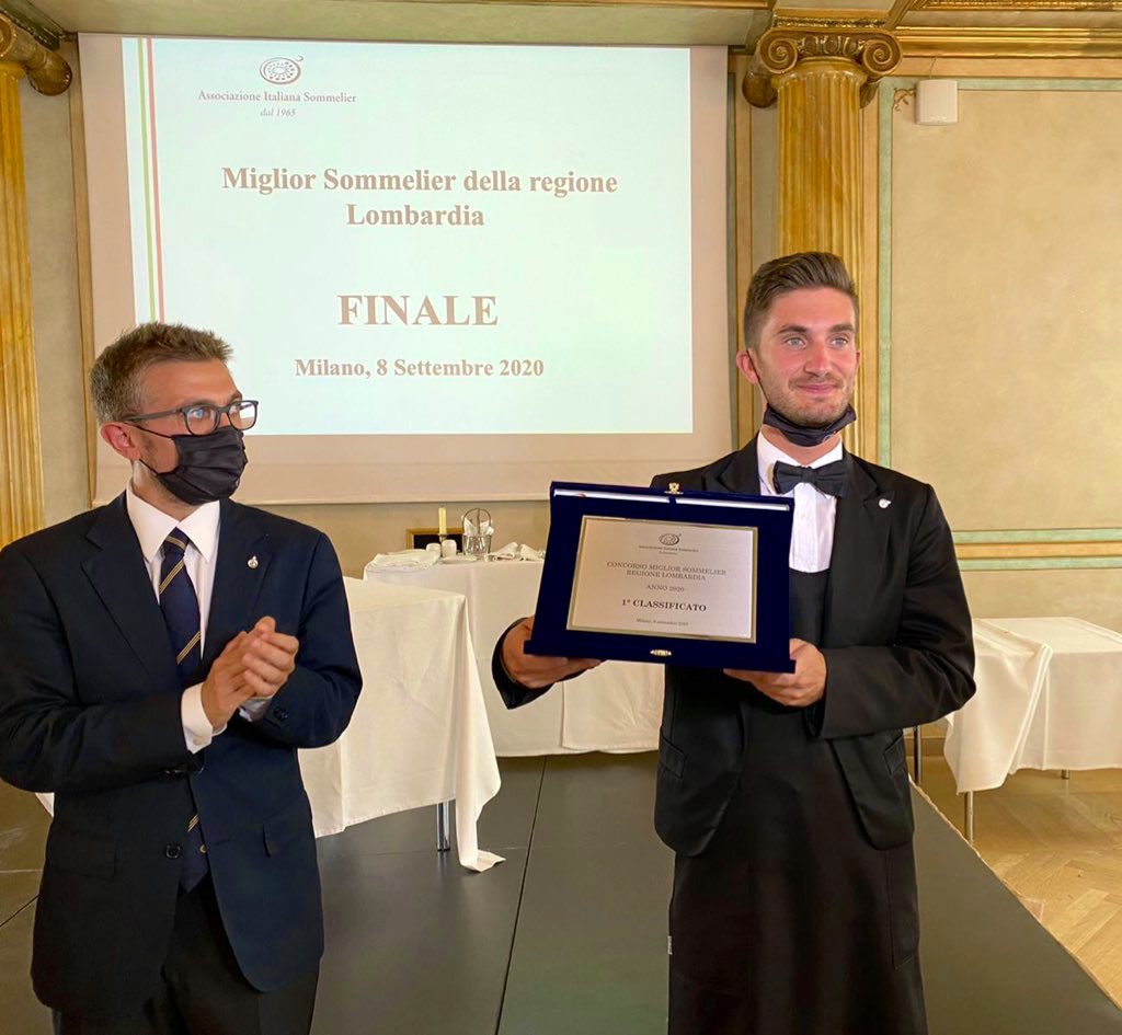 Miglior Sommelier di Lombardia 2020: Andrea Gualdoni di Ais Cremona-Lodi
🍾 Mille congratulazioni e tanta gioia per questo primo grande evento e concorso Ais dalla riapertura dopo il lockdown!