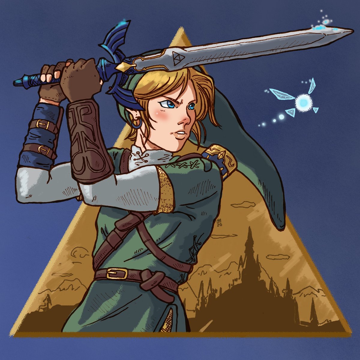 jenniferherd's tweet photo. A little Link fanart. #SixFanarts #SixFanartsChallenge #TwilightPrincess #heylisten https://t.co/JIIHjgOZKU