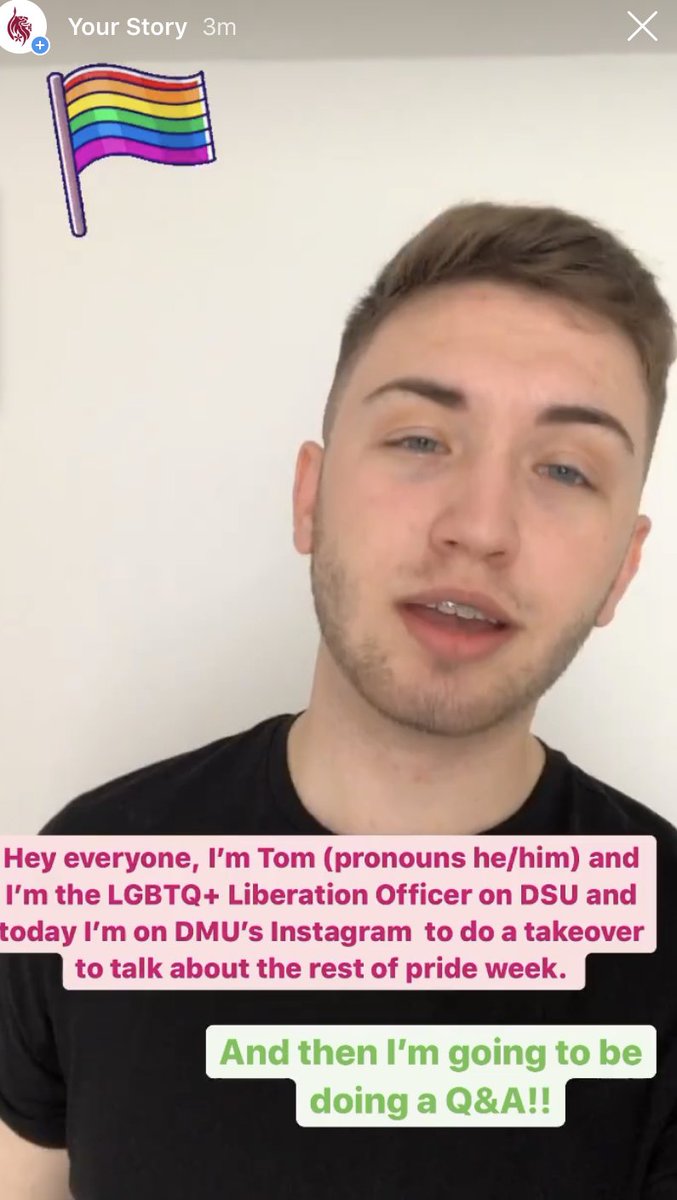 dmuleicester's tweet photo. If you want to know more about what's going on for Pride Leicester this week, make sure to check out the takeover that @DSU_LGBTQ has done on our Instagram❗🏳️‍🌈  👉https://t.co/BQyH7XWN9J👈 #YourDMUFuture https://t.co/baWaDOQvAR