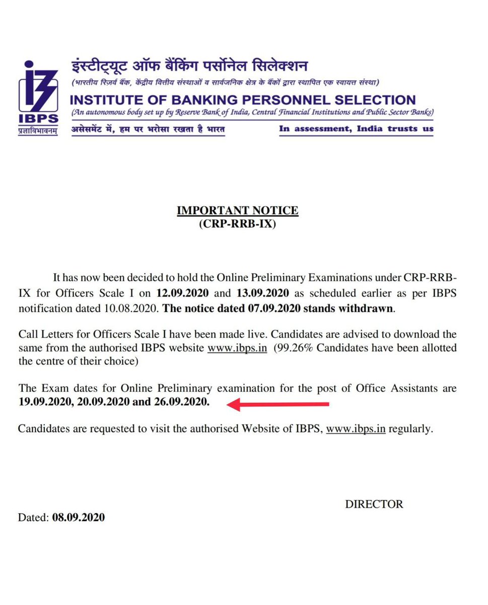 #IBPSRRB2020 
#ibpsrrbpostpone 
@PMOIndia @abhinaymaths @0NitaAmbani @RahulGandhi @AmitShah 
Don't play with students.