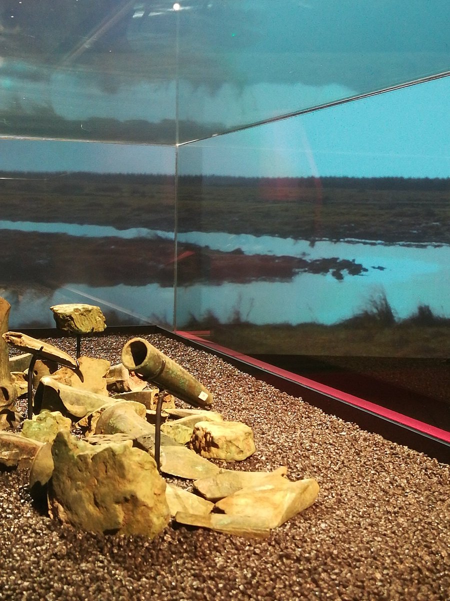 Working on the exhibition lighting for #HaveringHoard today. Hoard 4 and the projection of the sunrise over Rainham Marshes are looking good! <a href="/MuseumofLondon/">MuseumofLondon</a> <a href="/RSPBRainham/">RSPB Rainham Marshes</a>