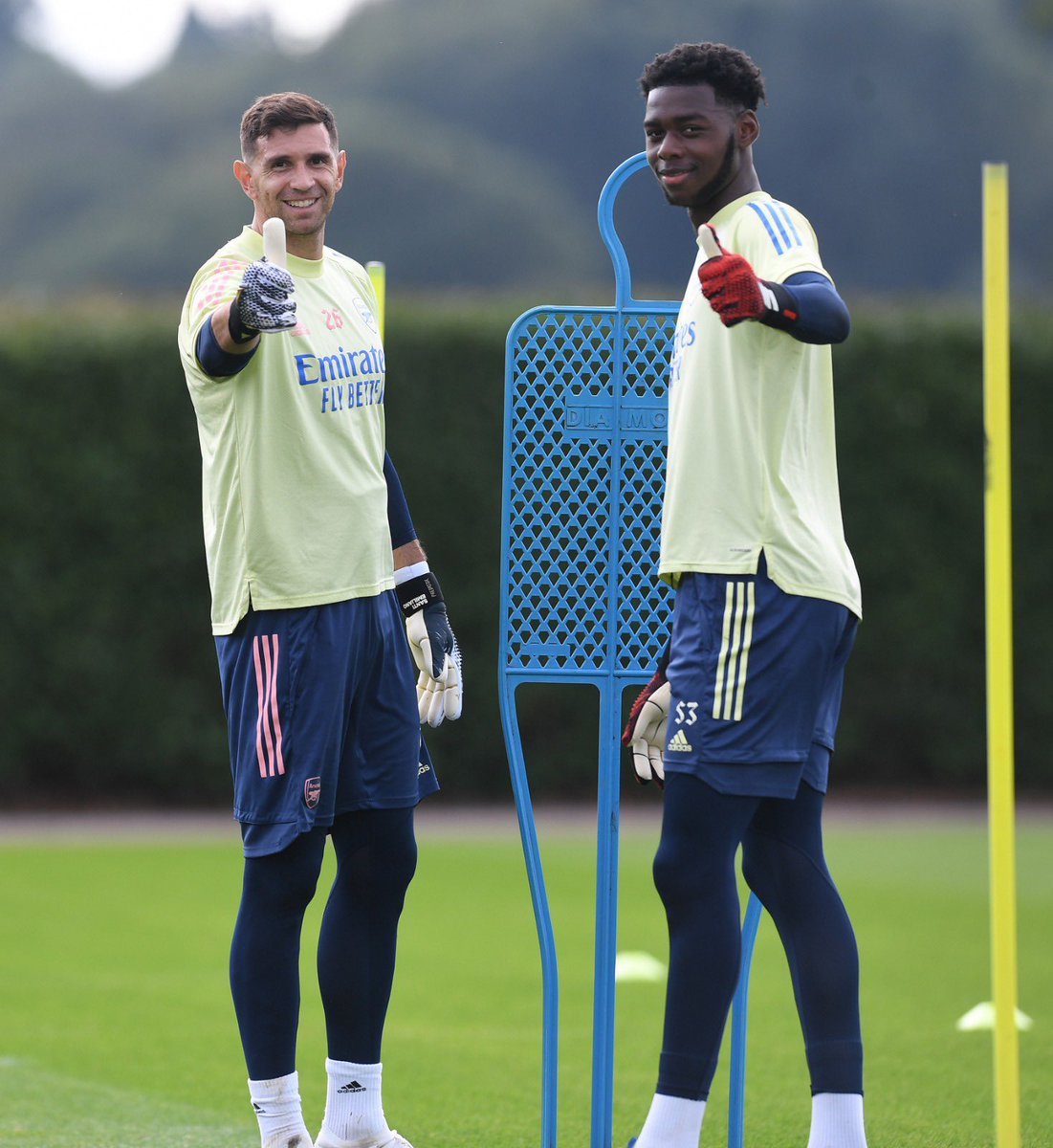 emartinez's tweet photo. Good to see @arthurokonkwo_ back to top form after a difficult year for him ❤️ #gkunion #solidtraining https://t.co/QXeMPjfGV1