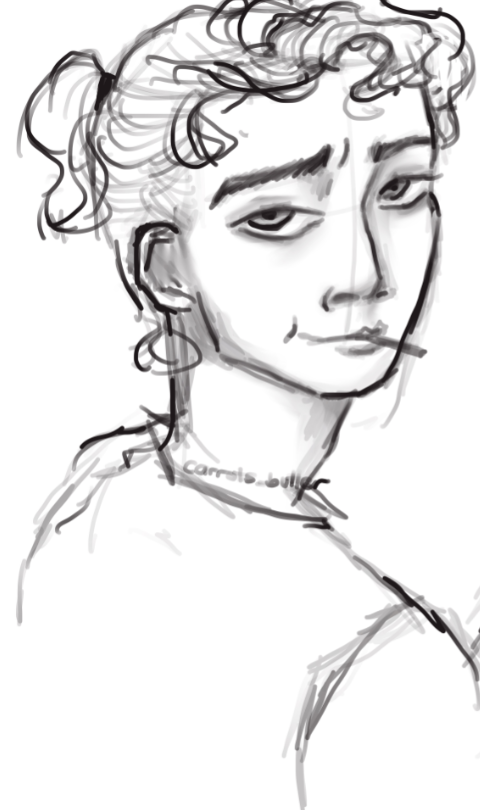 carrots_butter's tweet photo. Travis Stoll in a ponytail sketch for now before I disappear again ✌️
#pjo #TravisStoll https://t.co/ZgQslGKdxq