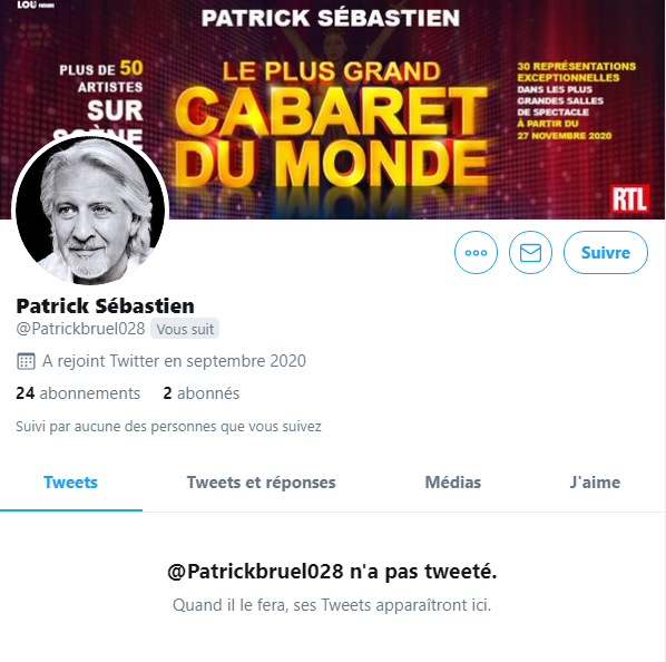 Virginiedu01's tweet photo. #Modehumour J'ignorais que @PatSebastien était de la famille à @PatrickBruel Certains usurpateurs d'identité @Patrickbruel028 se font passer pour M. SEBASTIEN. j'aurai tout vu. Je signale, je bloque : ça dégage sec en ce moment. https://t.co/CdZLR9Ziv7