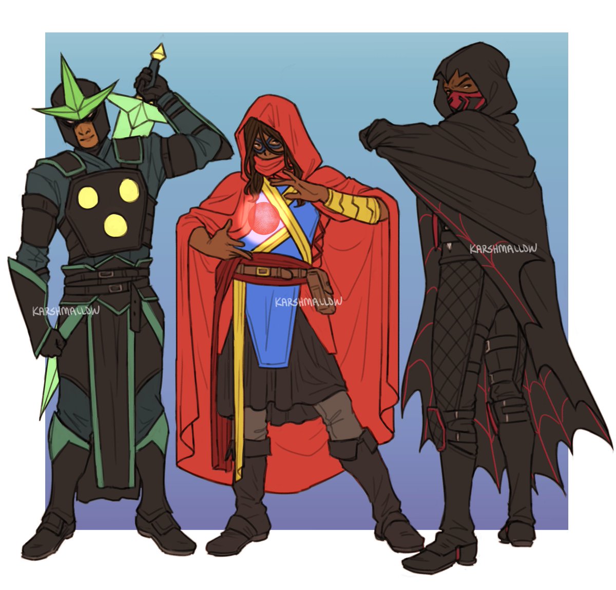 AU where the weirdworld designs are just the champions' dnd characters and they make scott dm for them