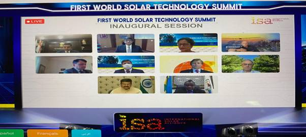 PIB_India's tweet photo. Technology holds the key to scale up the use of solar energy. Technological achievements have already brought about a significant reduction in price of solar power: Prime Minister @narendramodi's message at first World Solar Technology Summit
(1/2)
Read: https://t.co/4lkeIflFI6 https://t.co/dqtS67AXBY