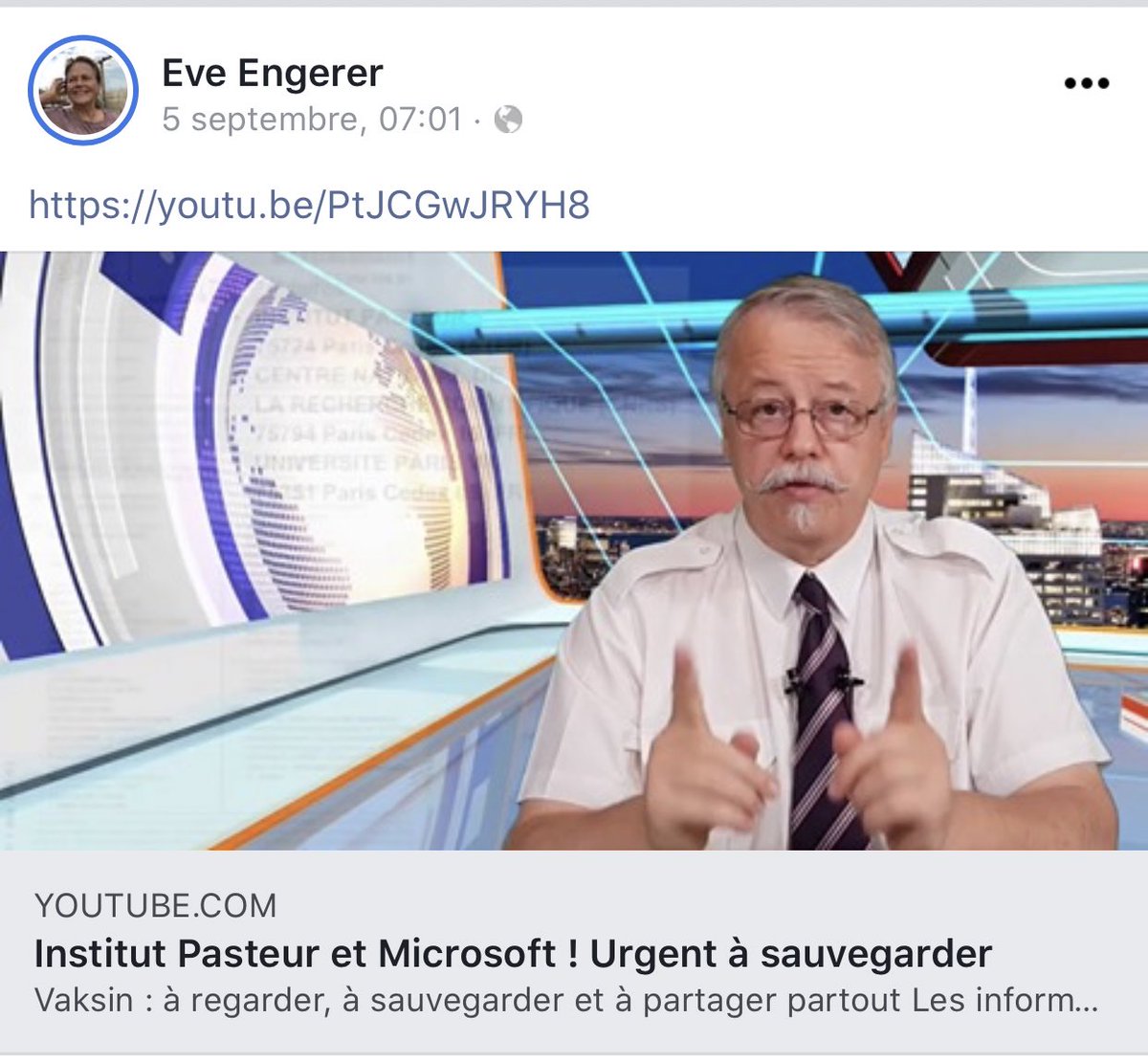 Bonus : elle kiffe la vidéo où Frederic Chaumont explique l’institut Pasteur et Microsoft ont les brevets covid19.Frederic Chaumont ?  https://www.conspiracywatch.info/frederic-chaumont