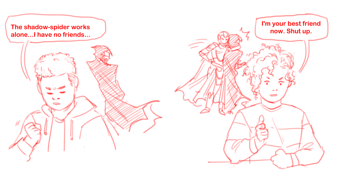 AU where the weirdworld designs are just the champions' dnd characters and they make scott dm for them 