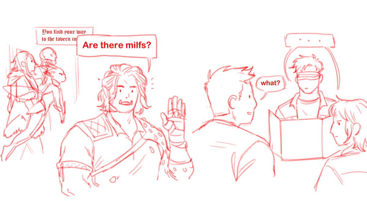 AU where the weirdworld designs are just the champions' dnd characters and they make scott dm for them