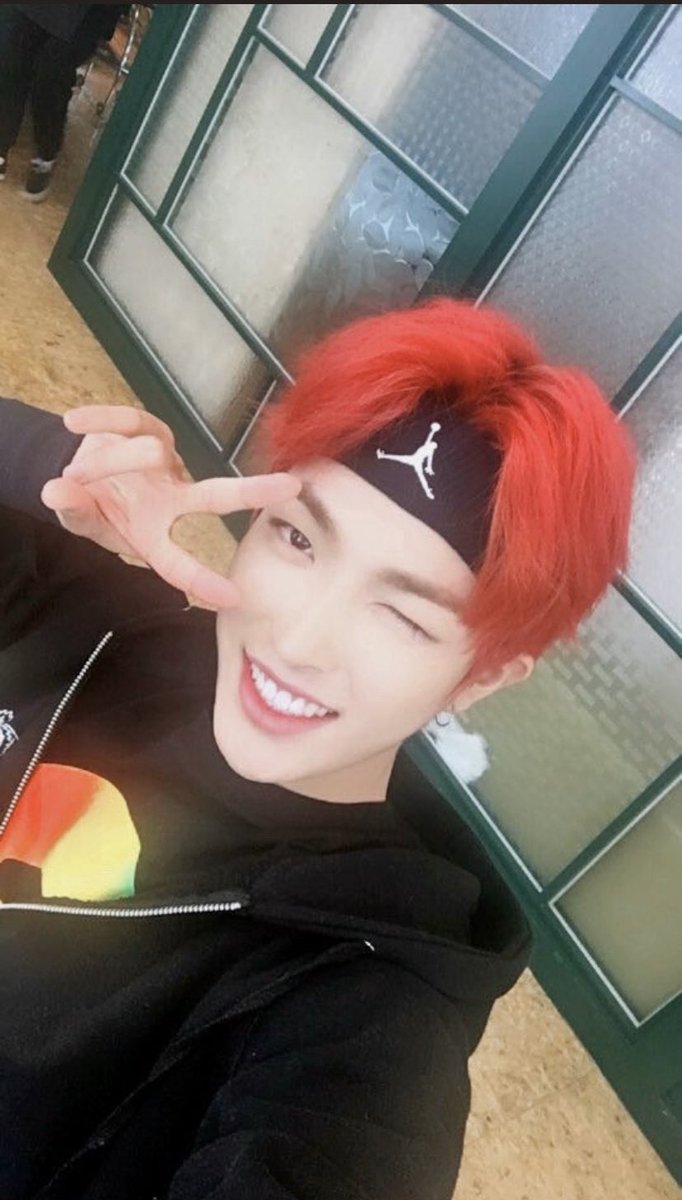 In love with his hair, his headband. Hongjoong in general @ATEEZofficial