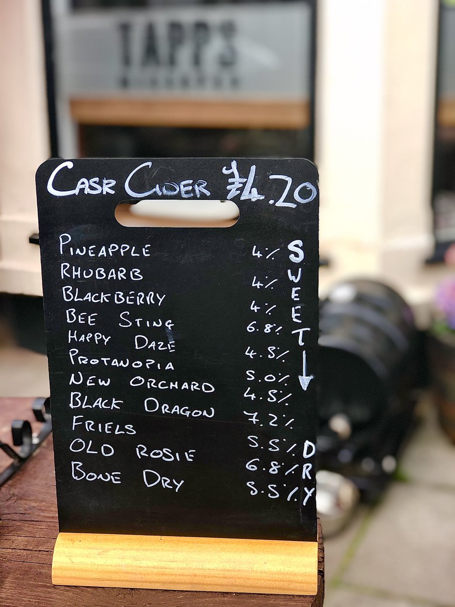 CIDER O’CLOCK 🍏 🍎 🍏 🍎 

11 ciders and perries for everyone to enjoy. 

Flavoured or classic we’ll have a drink for you

#MicroPub #NorthWales #Cider #Perry <a href="/AbercolwynCAMRA/">Abercolwyn CAMRA</a> <a href="/CAMRA_Official/">CAMRA</a> #NoCrappAtTapps