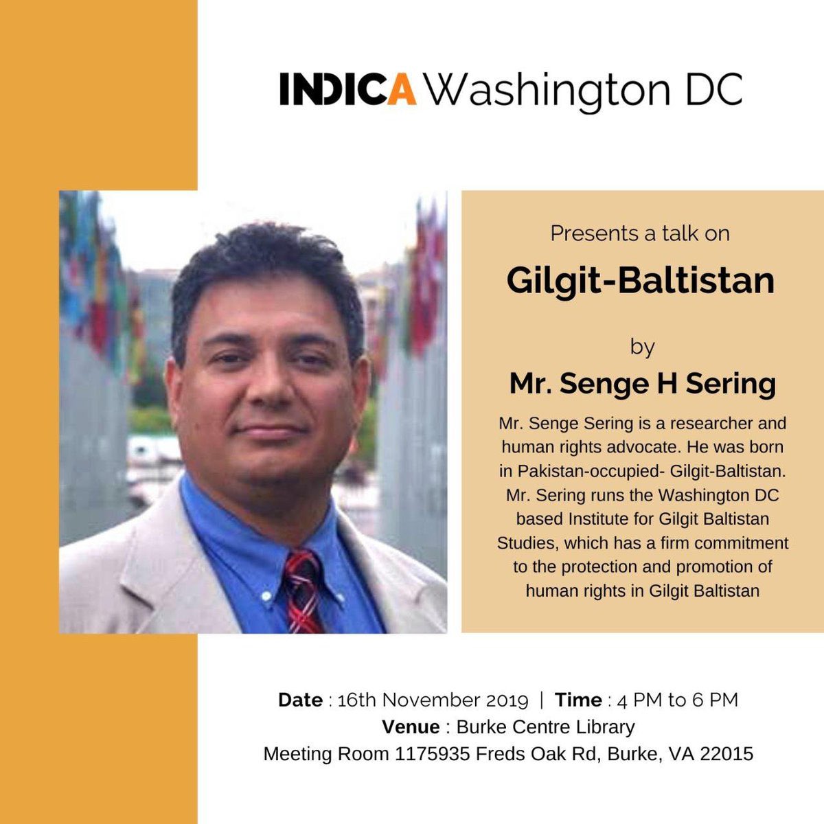 Another member of SAATH Forum is an Indian paid influence operative called Senge Hasnan Sering.He claims to be from Gilgit Baltistan & is introduced by Indian propaganda machine as Head of International Institute of Gilgit Baltistan Studies in US, which doesn’t exist./119