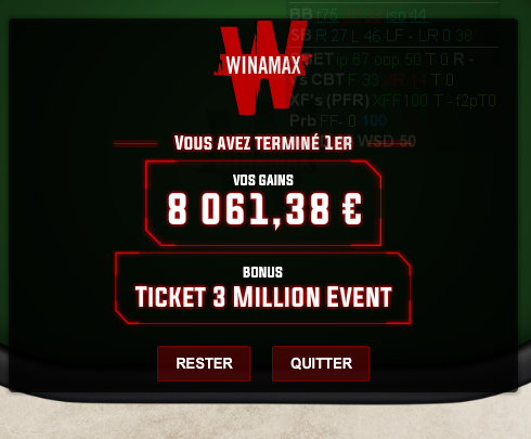 Rien de plus logique après le Powerfest d'hier que de ship un Wina séries. C'est le 5éme 🤗🤩. 
Pour ceux qui ont suivi le challenge, l'objectif des 25k va peut être être atteint avant la fin du mois ! <a href="/Winamax/">Winamax Poker 🔞</a> <a href="/aim_millions/">AimTheMillions</a>