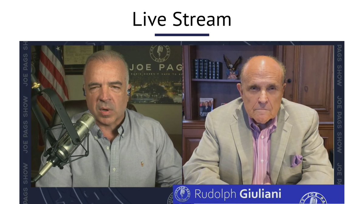 windy7777777's tweet photo. Love this conversation so much @JoeTalkShow Sad about the topic. Someday when it’s safe again, 🙏🏻, I’ll travel to NYC to see a Broadway show (maybe @NeilDiamond story) and pay my respects at the Sept. 11th Memorial Thank you for your service @RudyGiuliani  ❤️🇺🇸💙 https://t.co/adqT8ORCAc