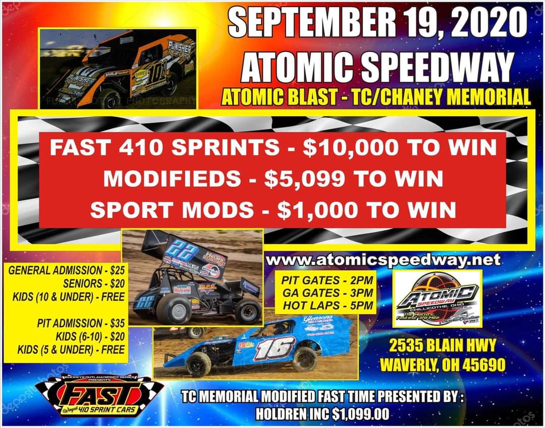 Note the time change. Program has will start 1 hr earlier.!!