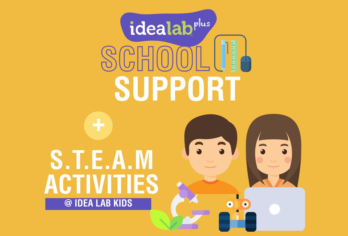 Idealab_Calgary's tweet photo. IDEA Lab Plus is the solution you have been looking for! Get personalized school support PLUS your favorite STEAM activities and projects. IDEA Lab PLUS has been designed by our R&amp;D team to fit your child’s individual needs ) What are you waiting for? Save your spot today! https://t.co/LxZAP5i9XQ