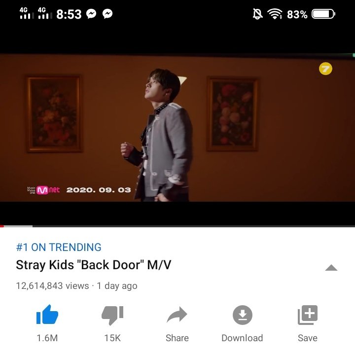 9:53 PM KST— 12,614,843 views @Stray_Kids  #StrayKids  #스트레이키즈