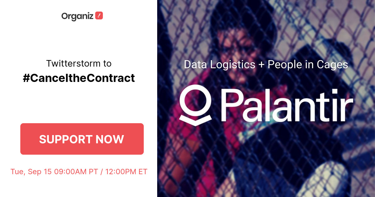 Contracts with ICE are unethical. It is unethical to invest in companies that fuel ICE’s reign of terror and also support the US war machine. Palantir also clearly fails to meet responsible investment standards <a href="/PalantirTech/">Palantir</a> #DefundPalantir #NoTechforICE