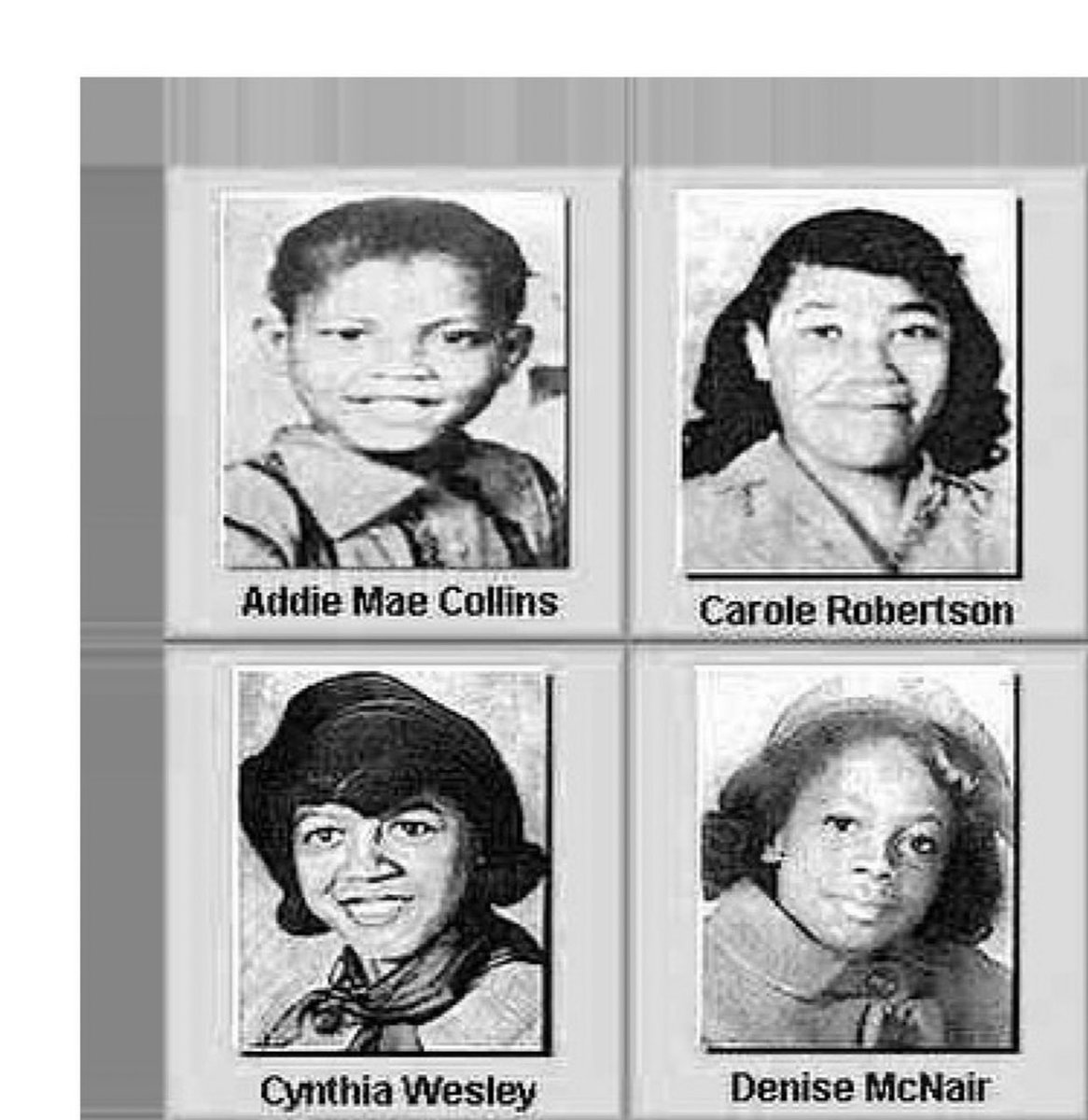 MonicaWoodPR's tweet photo. #AlongTalk @ALongTalk2020 is overdue. May we never forget that four young lives were taken on this day, September 15, 1963 by the KKK. #FourLittleGirls Addie Mae Collins, Denise McNair, Carole Robertson and Cynthia Wesley, #stayREALwoke #eracism #BHM is 365 days. https://t.co/0EmRyFNEkh
