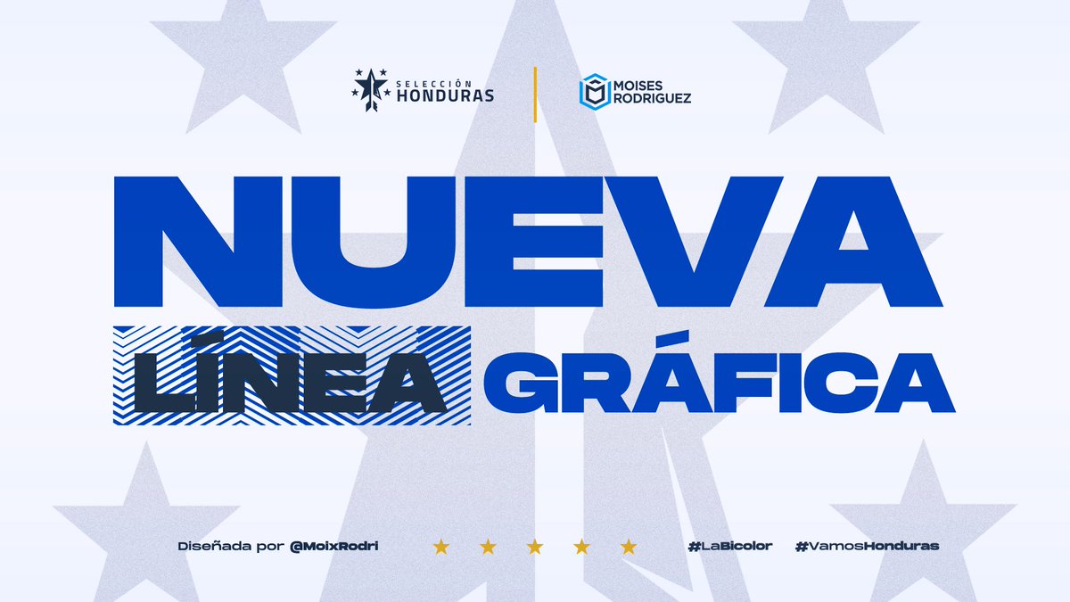 ¡Actualización de línea gráfica! ✍️

Presentamos la nueva calidad de diseño, la cual estaremos luciendo durante el resto del año.

Un rotundo cambio de imágen para estar a la altura de cara a los próximos eventos.

#LaBicolor 🇭🇳