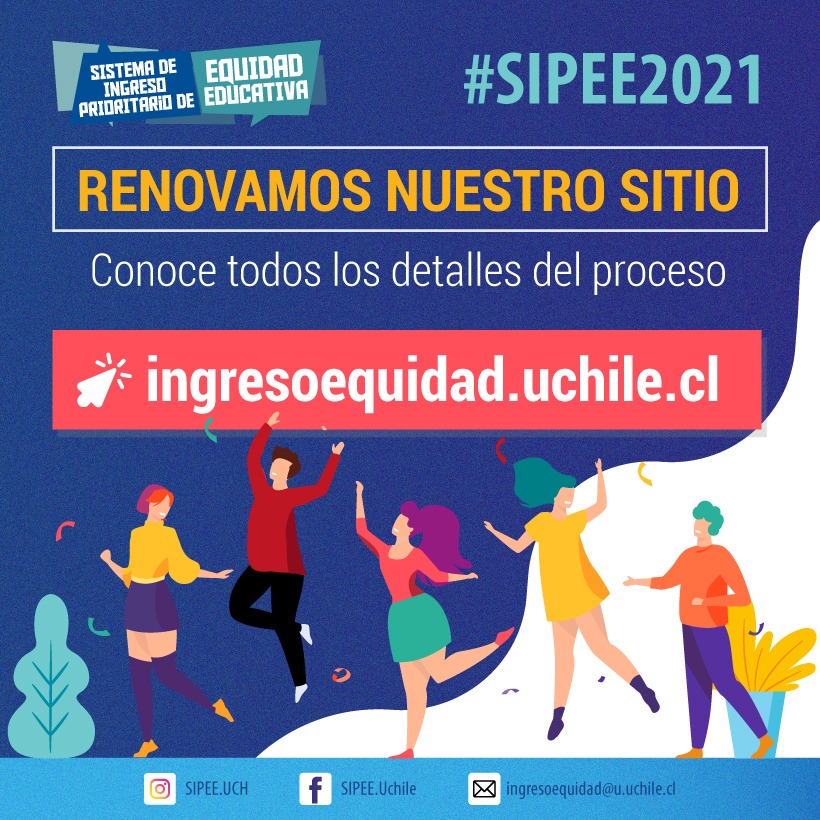 uchile's tweet photo. Postula al #SIPEE Uchile: Revisa todos los requisitos de postulación en https://t.co/TFMDvieOwe y postula hasta el 09 de octubre ¿Dudas? Escribe directamente a @sipee_uch en Instagram o al correo ingresoequidad@u.uchile.cl. Más detalles en: https://t.co/CarDjeZ7e5 https://t.co/IkNrstke06